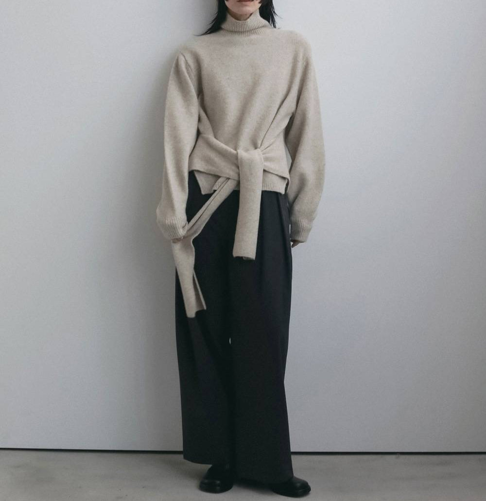 【anuke 2026 winter】Layered Soft Knit - Champdelarose