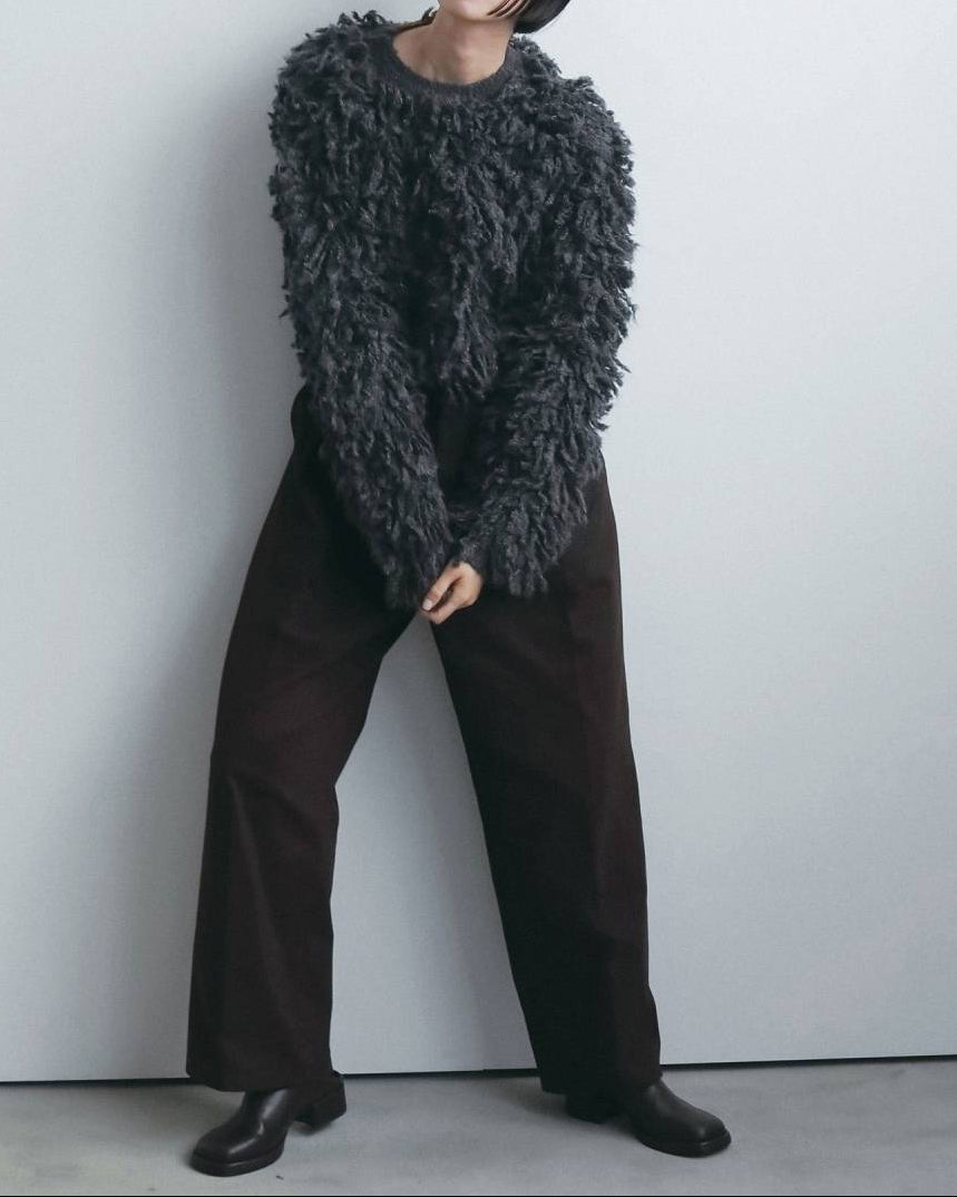 【anuke 2026 winter】Loop Knit Tops - Champdelarose
