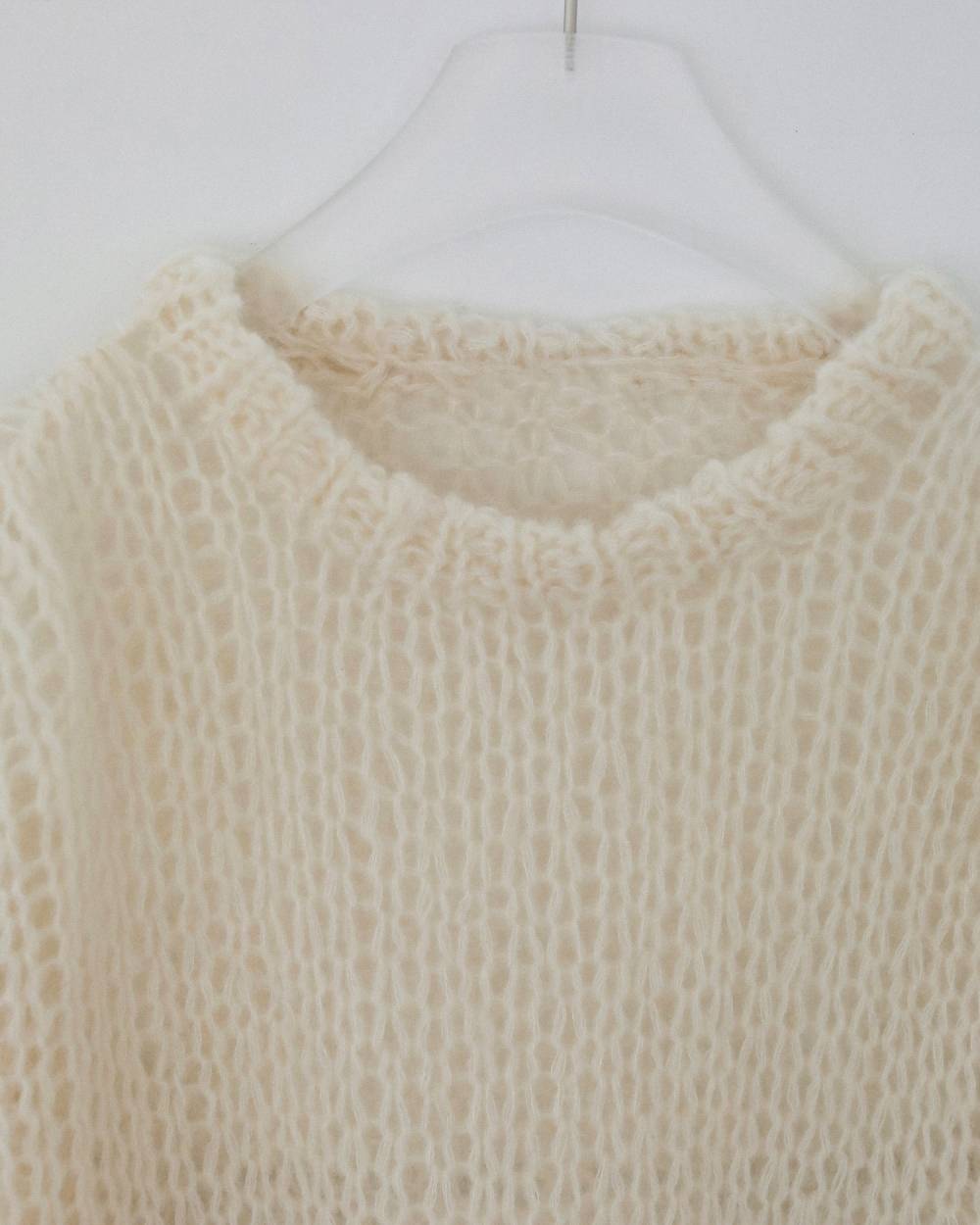 【anuke 2026 winter】Lowgauge Mohair Knit - Champdelarose