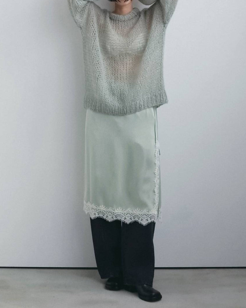 【anuke 2026 winter】Lowgauge Mohair Knit - Champdelarose
