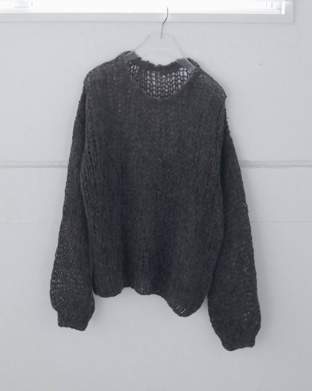 【anuke 2026 winter】Lowgauge Mohair Knit - Champdelarose