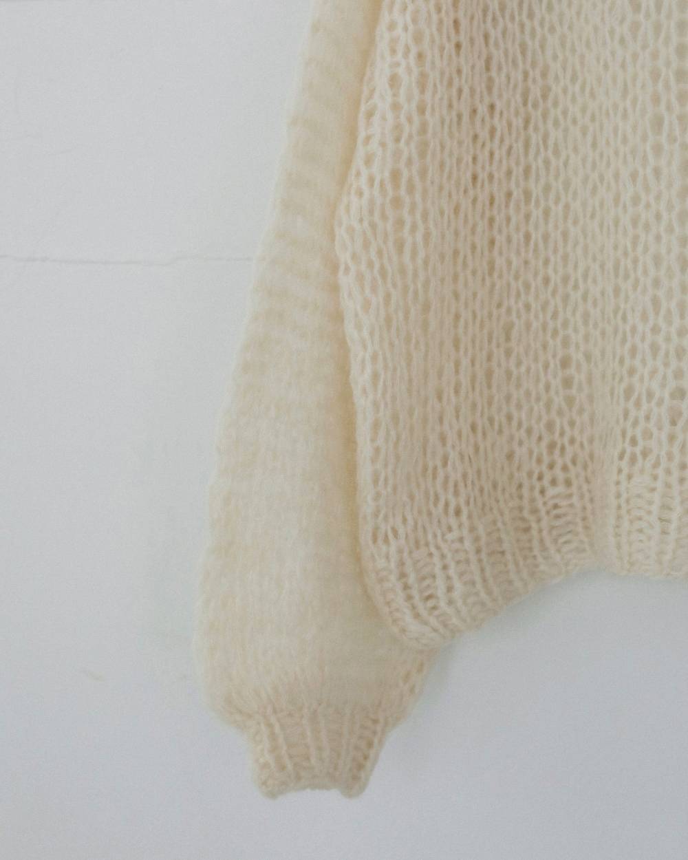 【anuke 2026 winter】Lowgauge Mohair Knit - Champdelarose