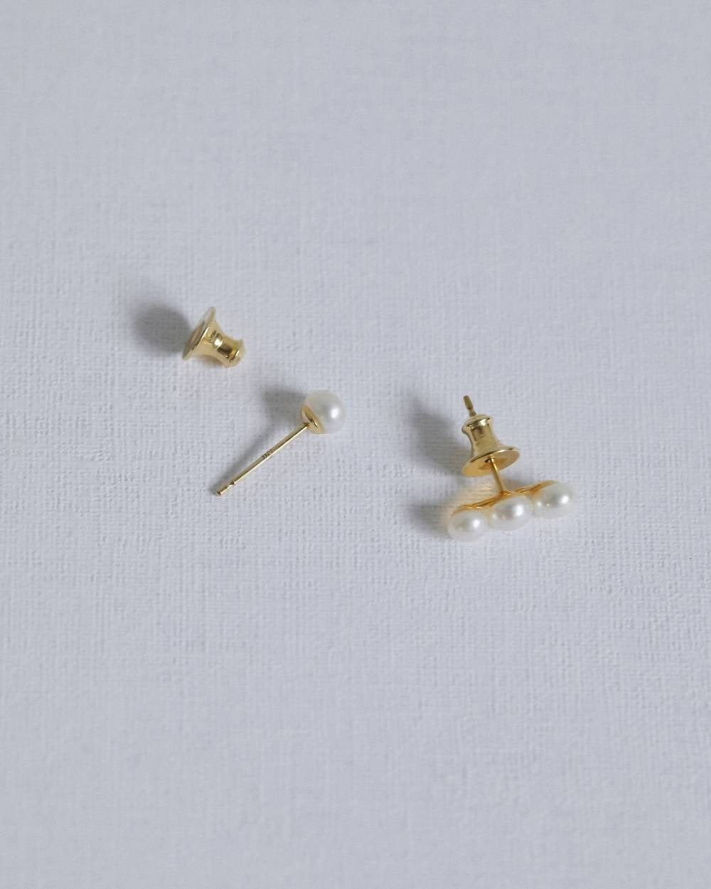 【anuke 2026 winter】Mini Pearl Pierce - Champdelarose