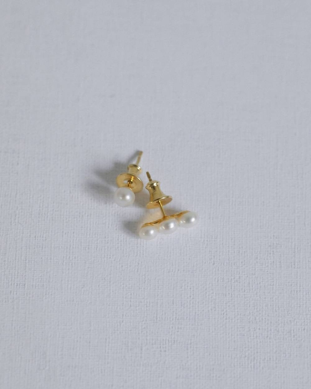 【anuke 2026 winter】Mini Pearl Pierce - Champdelarose