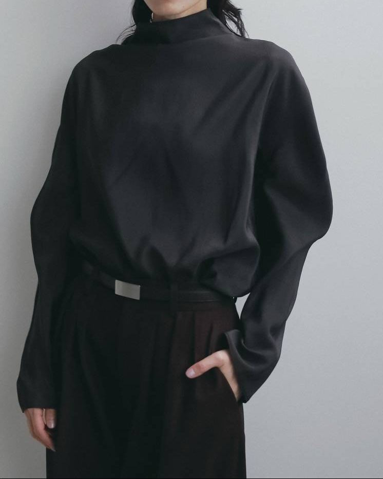 【anuke 2026 winter】Organdy Tie Blouse - Champdelarose