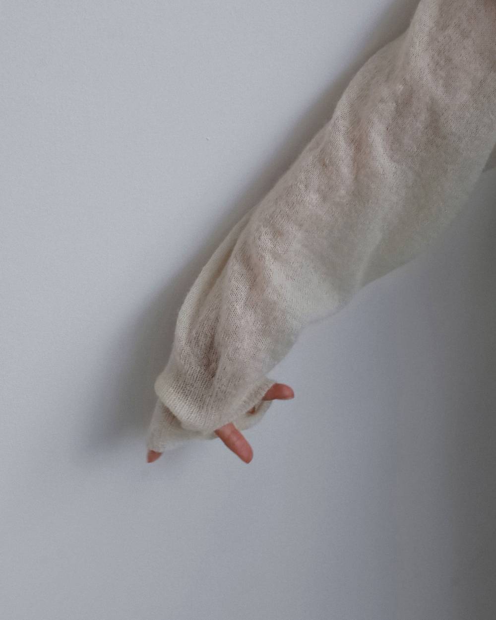 【anuke 2026 winter】Over Knit Shirts - Champdelarose