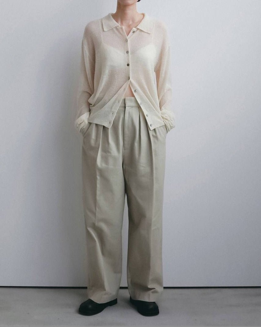 【anuke 2026 winter】Over Knit Shirts - Champdelarose