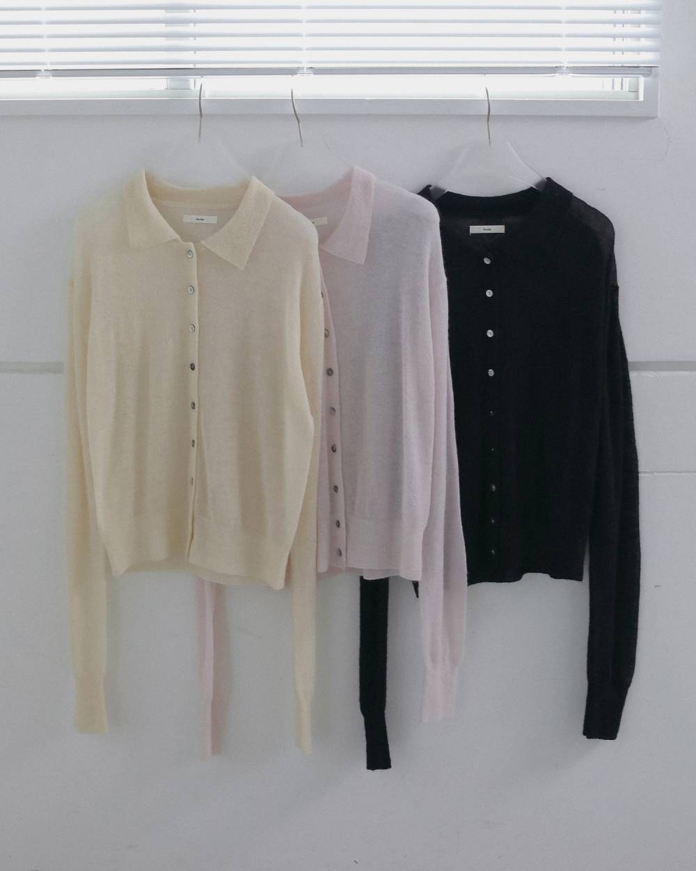 【anuke 2026 winter】Over Knit Shirts - Champdelarose