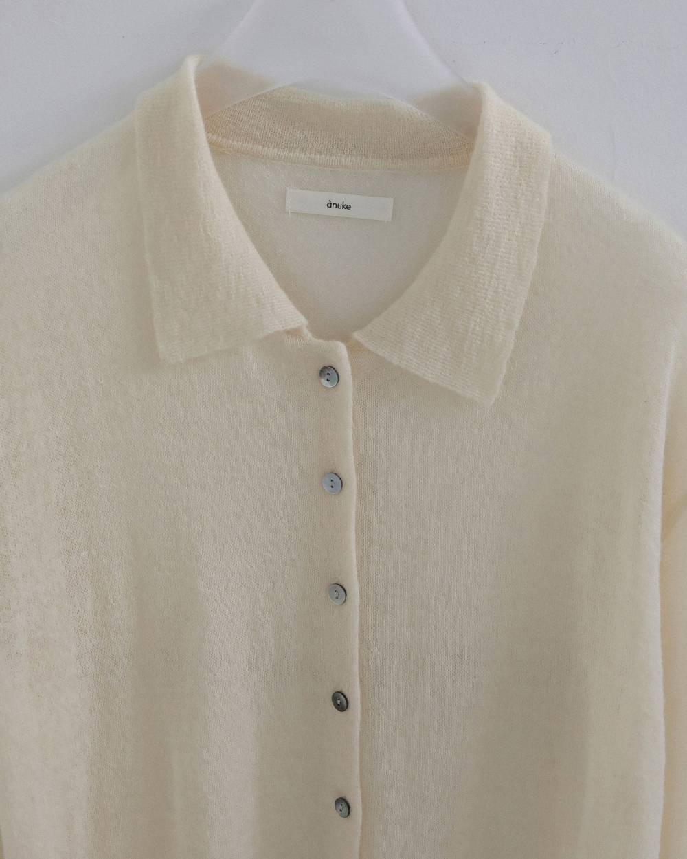 【anuke 2026 winter】Over Knit Shirts - Champdelarose