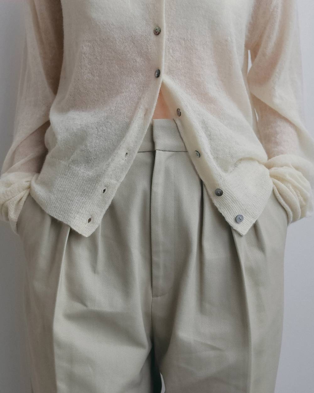 【anuke 2026 winter】Over Knit Shirts - Champdelarose