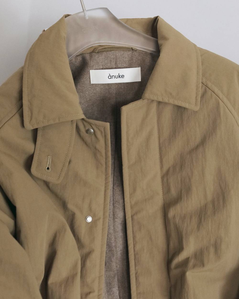 【anuke 2026 winter】Padded Soutiencollar Coat - Champdelarose