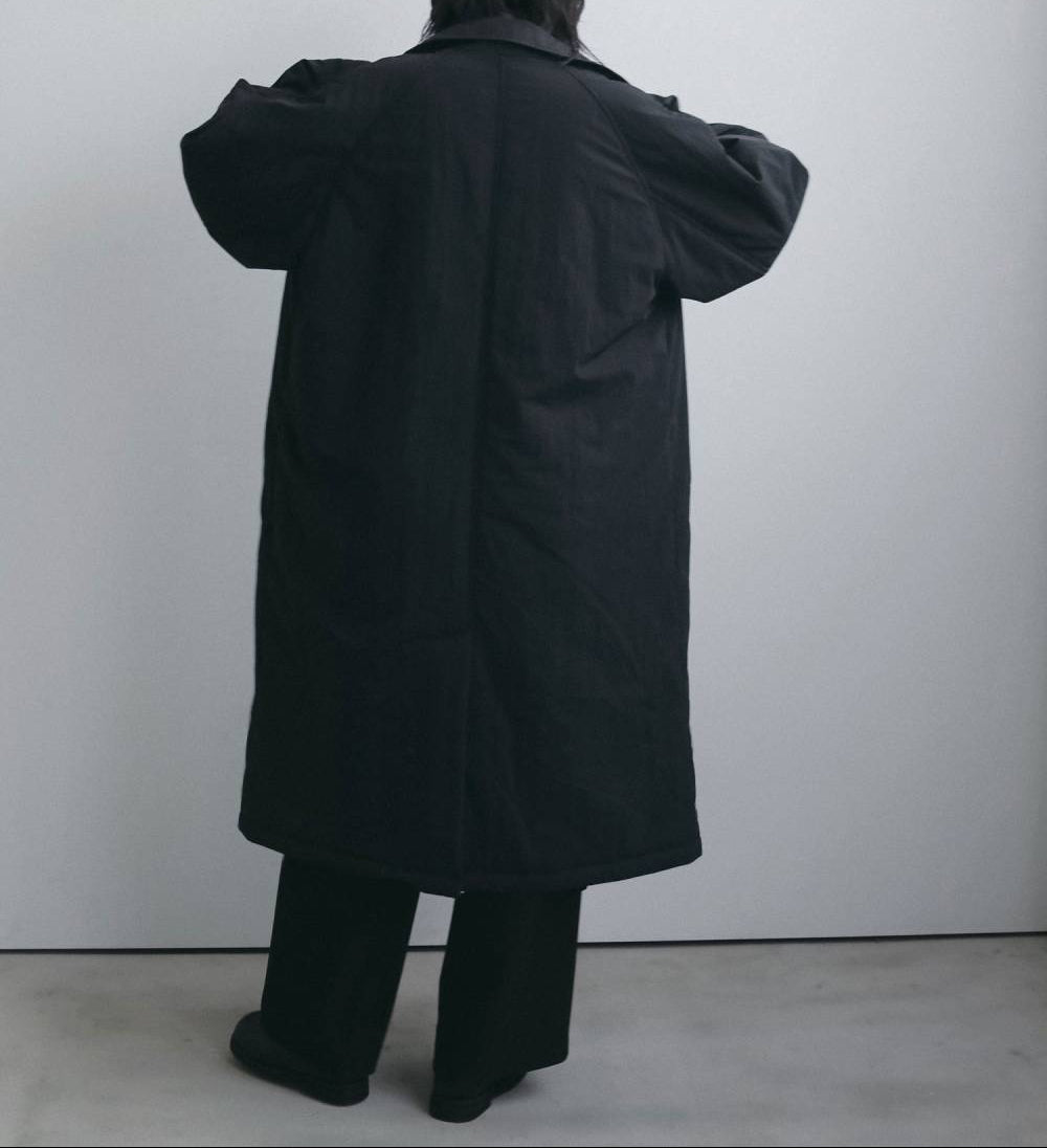 【anuke 2026 winter】Padded Soutiencollar Coat - Champdelarose