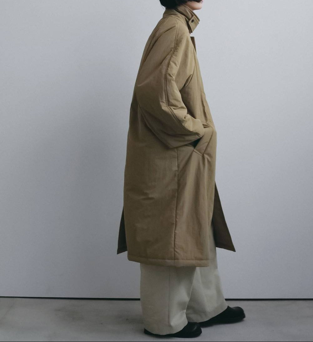 【anuke 2026 winter】Padded Soutiencollar Coat - Champdelarose