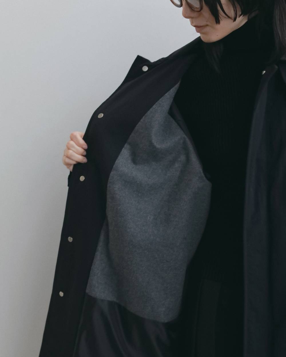 【anuke 2026 winter】Padded Soutiencollar Coat - Champdelarose
