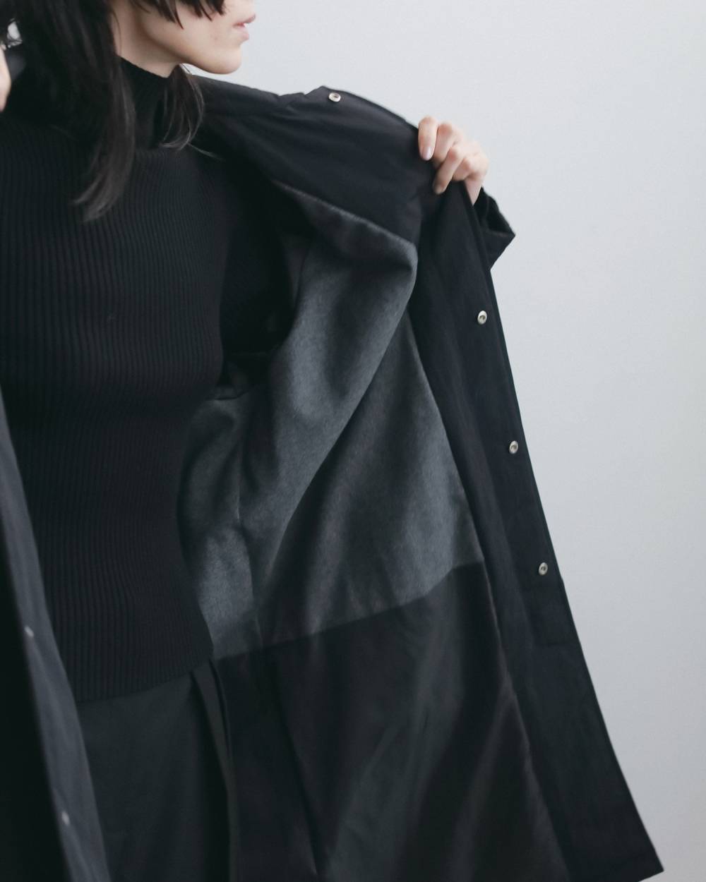 【anuke 2026 winter】Padded Soutiencollar Coat - Champdelarose