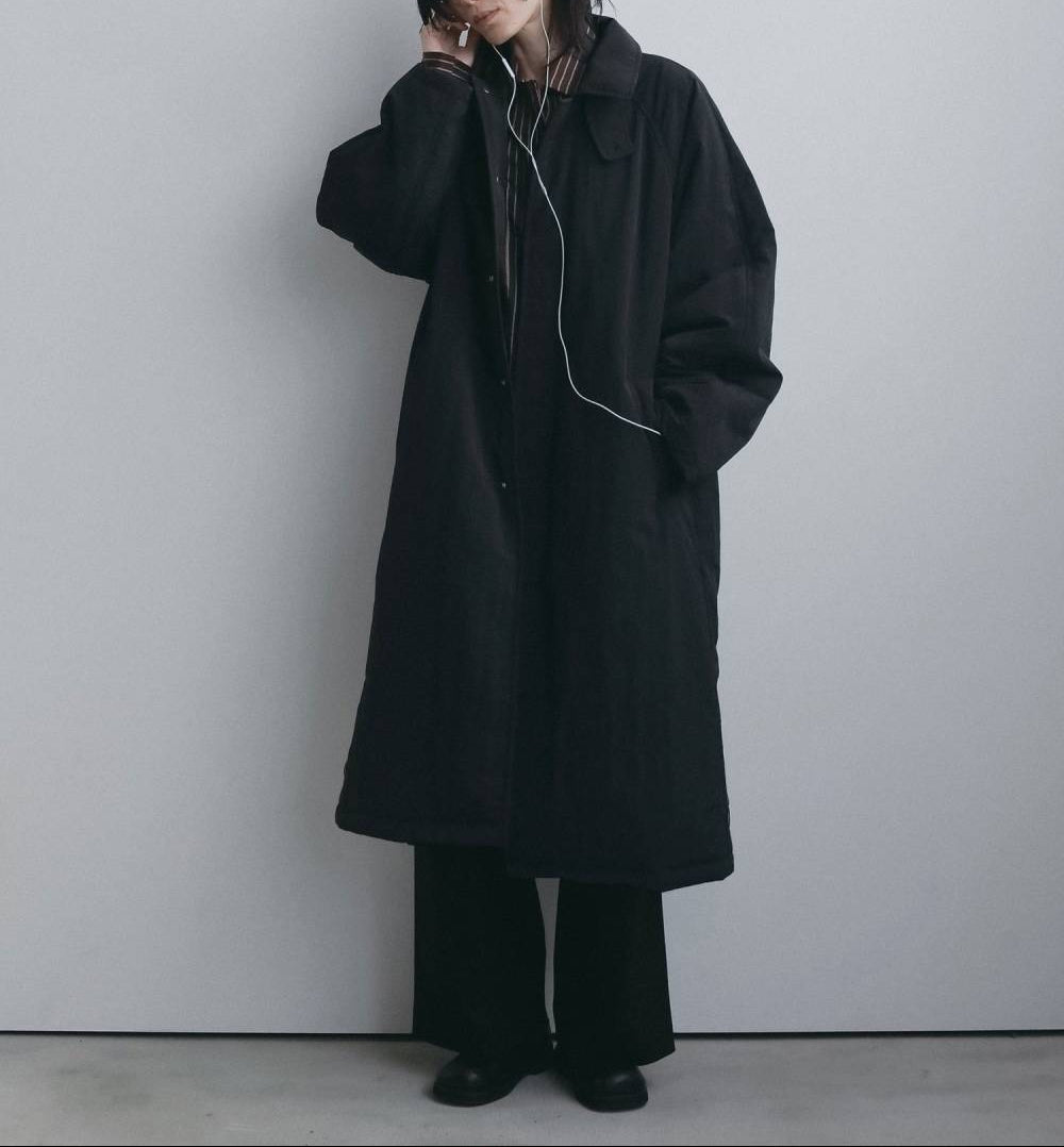 【anuke 2026 winter】Padded Soutiencollar Coat - Champdelarose