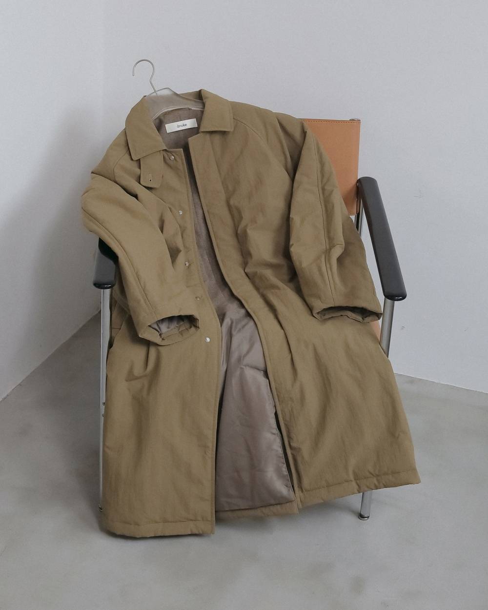 【anuke 2026 winter】Padded Soutiencollar Coat - Champdelarose
