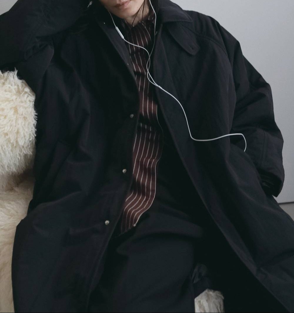 【anuke 2026 winter】Padded Soutiencollar Coat - Champdelarose