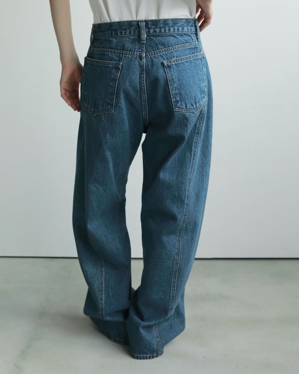 【anuke 2026 winter】Panel Loose Denim - Champdelarose