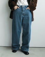 【anuke 2026 winter】Panel Loose Denim - Champdelarose