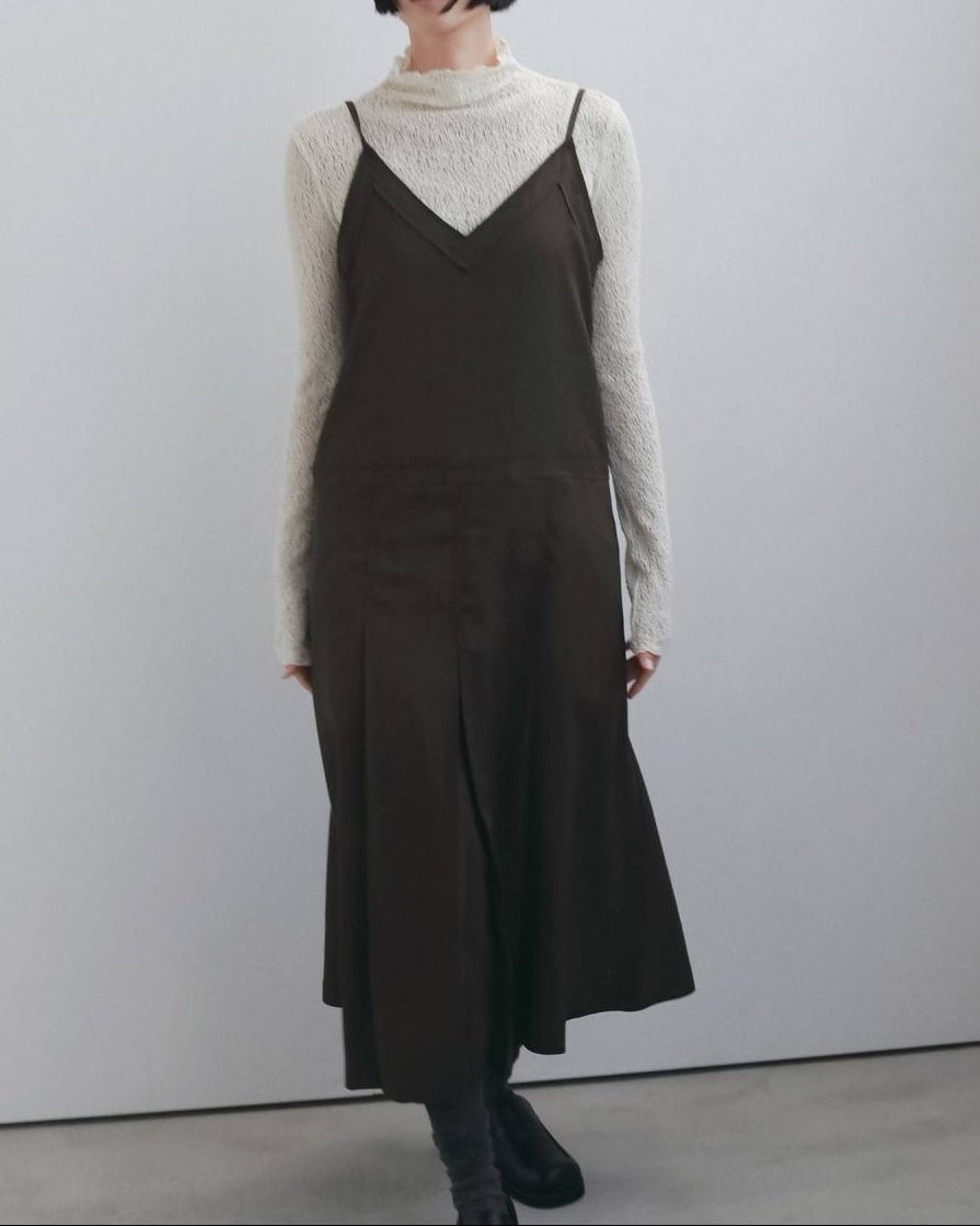 【anuke 2026 winter】Pleats Camisole Onepiece - Champdelarose