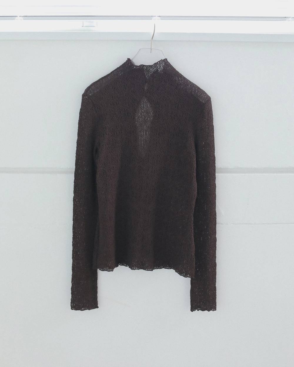 【anuke 2026 winter】Raschel Lace Turtle - Champdelarose