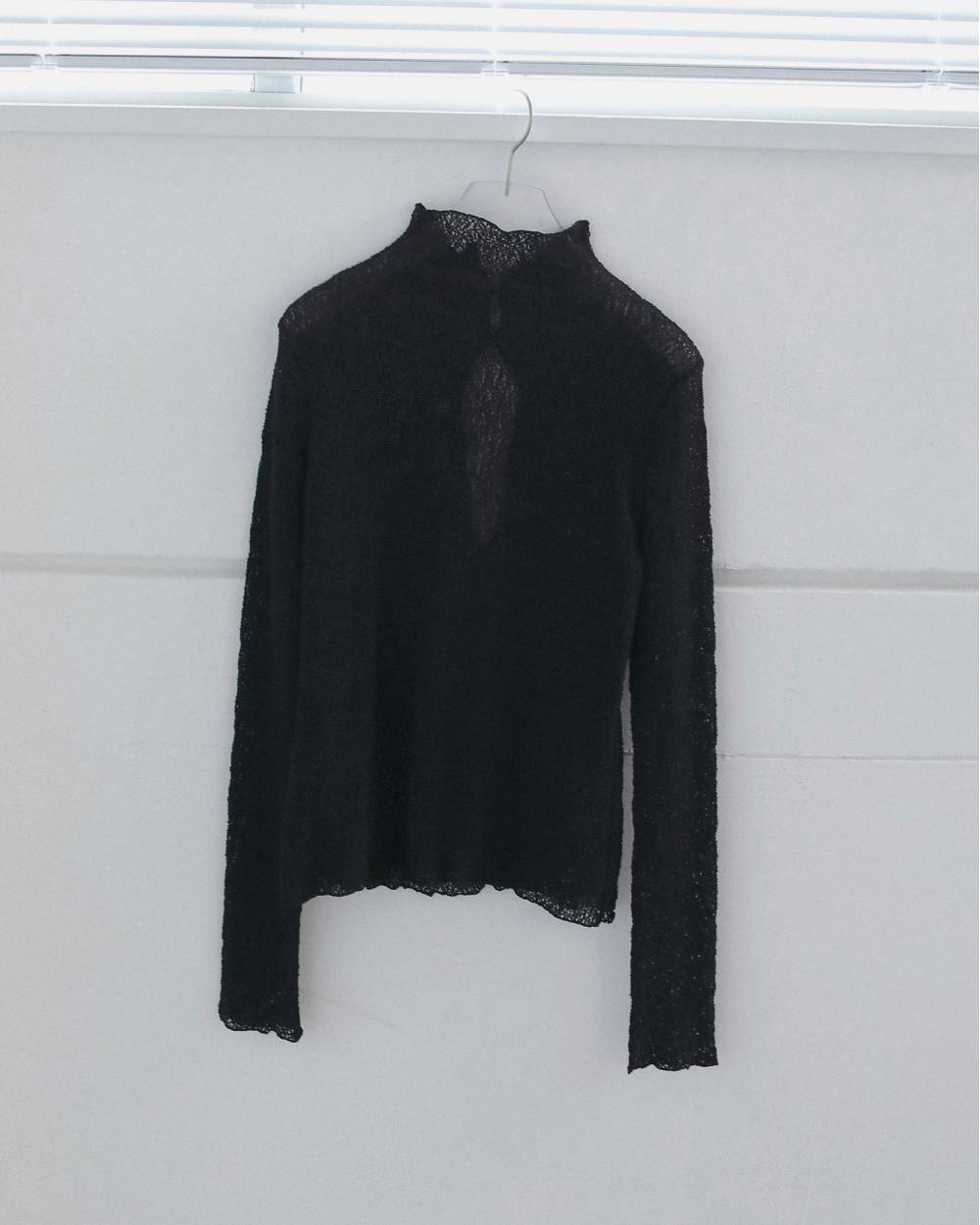 【anuke 2026 winter】Raschel Lace Turtle - Champdelarose