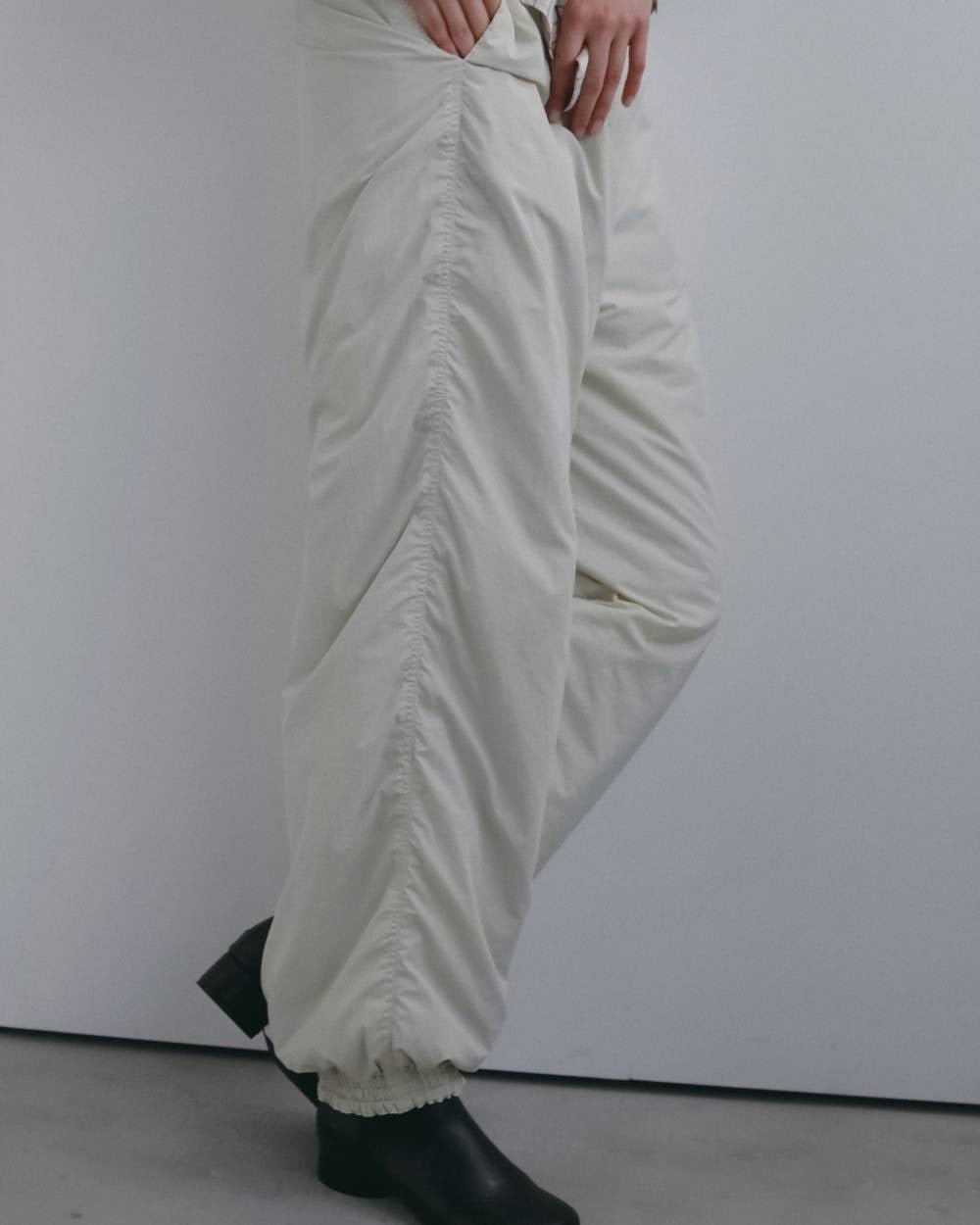 【anuke 2026 winter】Reversible Padding Pants - Champdelarose