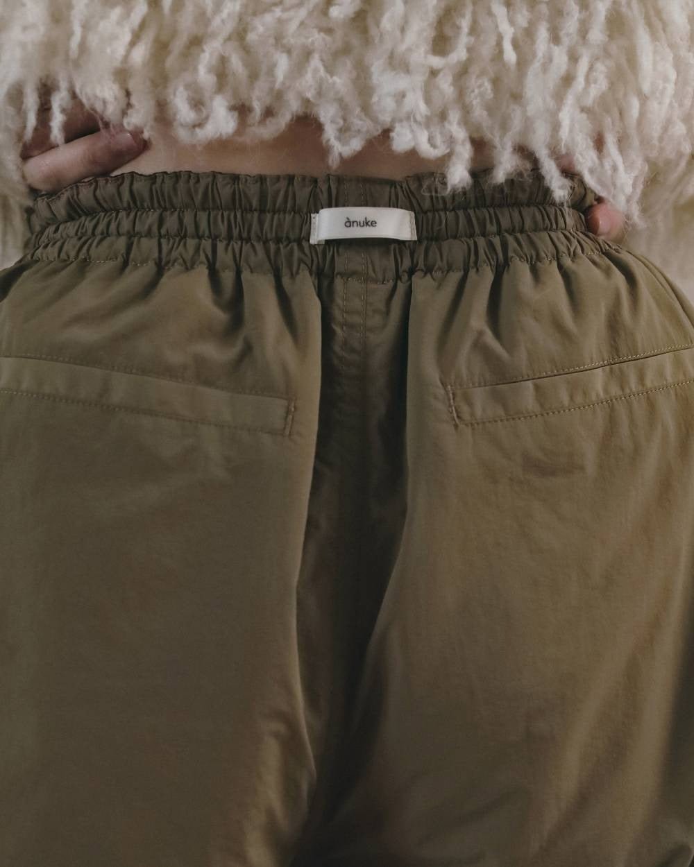 【anuke 2026 winter】Reversible Padding Pants - Champdelarose