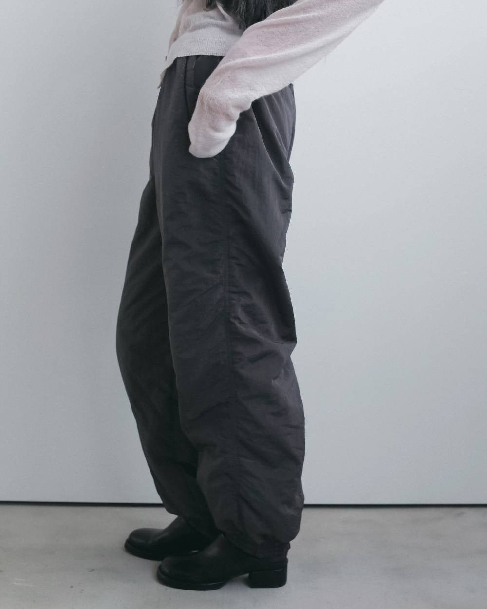【anuke 2026 winter】Reversible Padding Pants - Champdelarose
