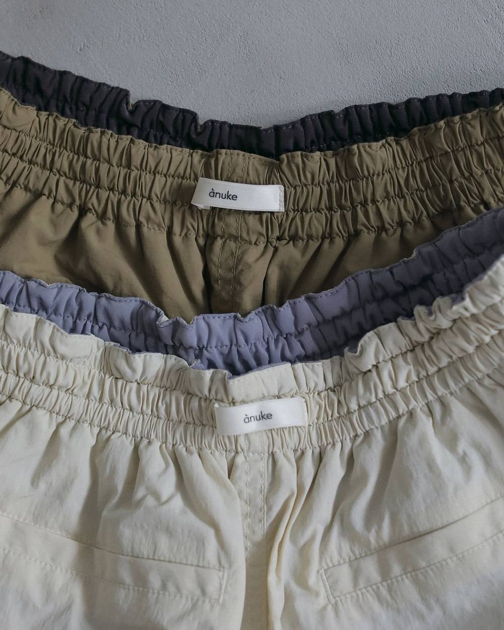 【anuke 2026 winter】Reversible Padding Pants - Champdelarose