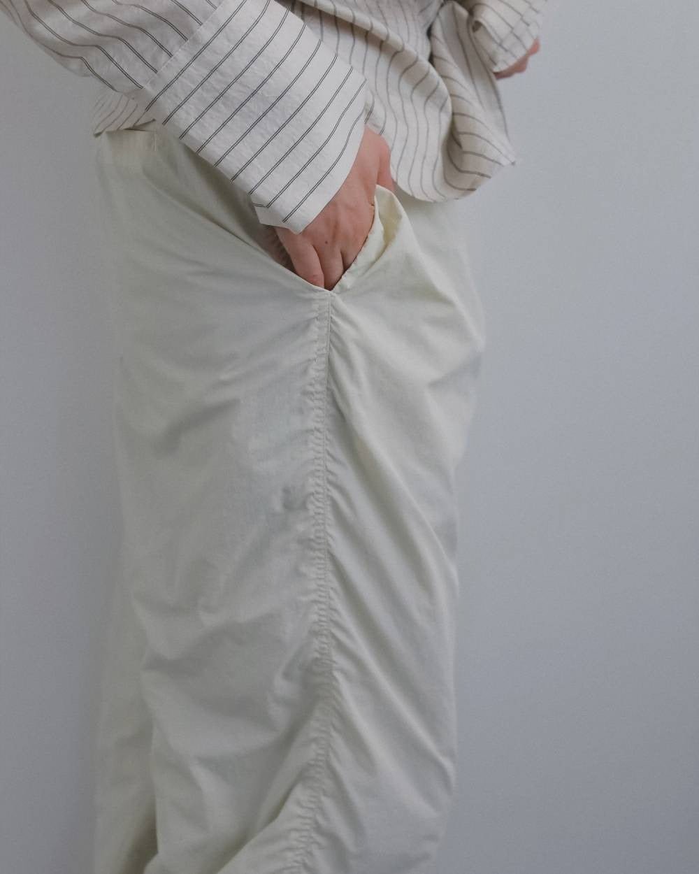 【anuke 2026 winter】Reversible Padding Pants - Champdelarose
