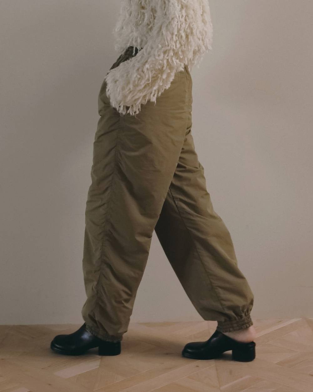 【anuke 2026 winter】Reversible Padding Pants - Champdelarose