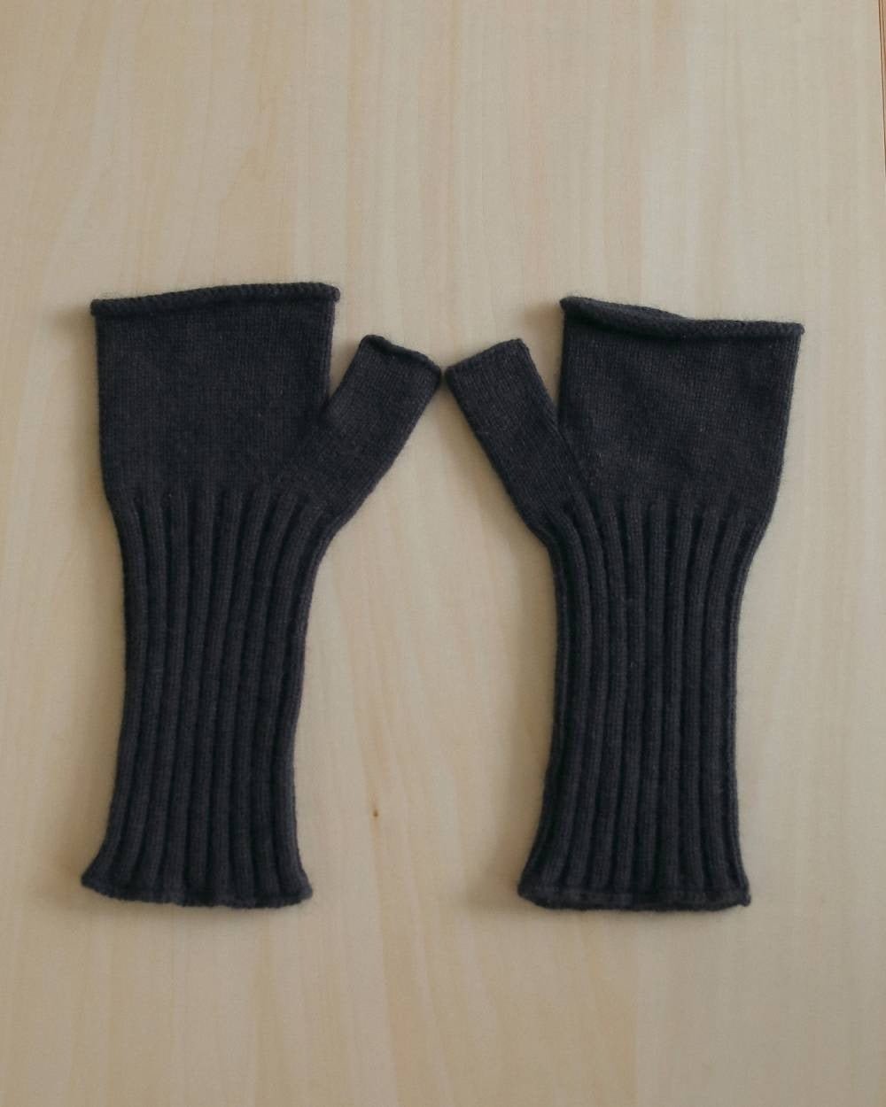 【anuke 2026 winter】Rib Knit Glove - Champdelarose
