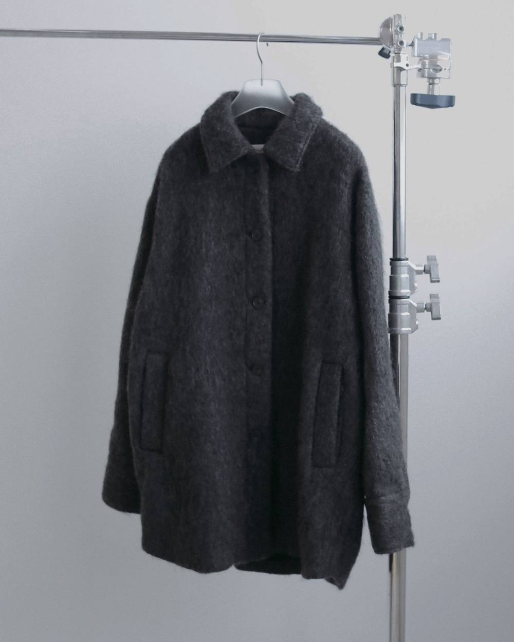 【anuke 2026 winter】Shaggy Over Jacket - Champdelarose