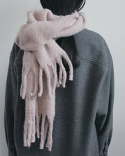 【anuke 2026 winter】Soft Fringe Stole - Champdelarose