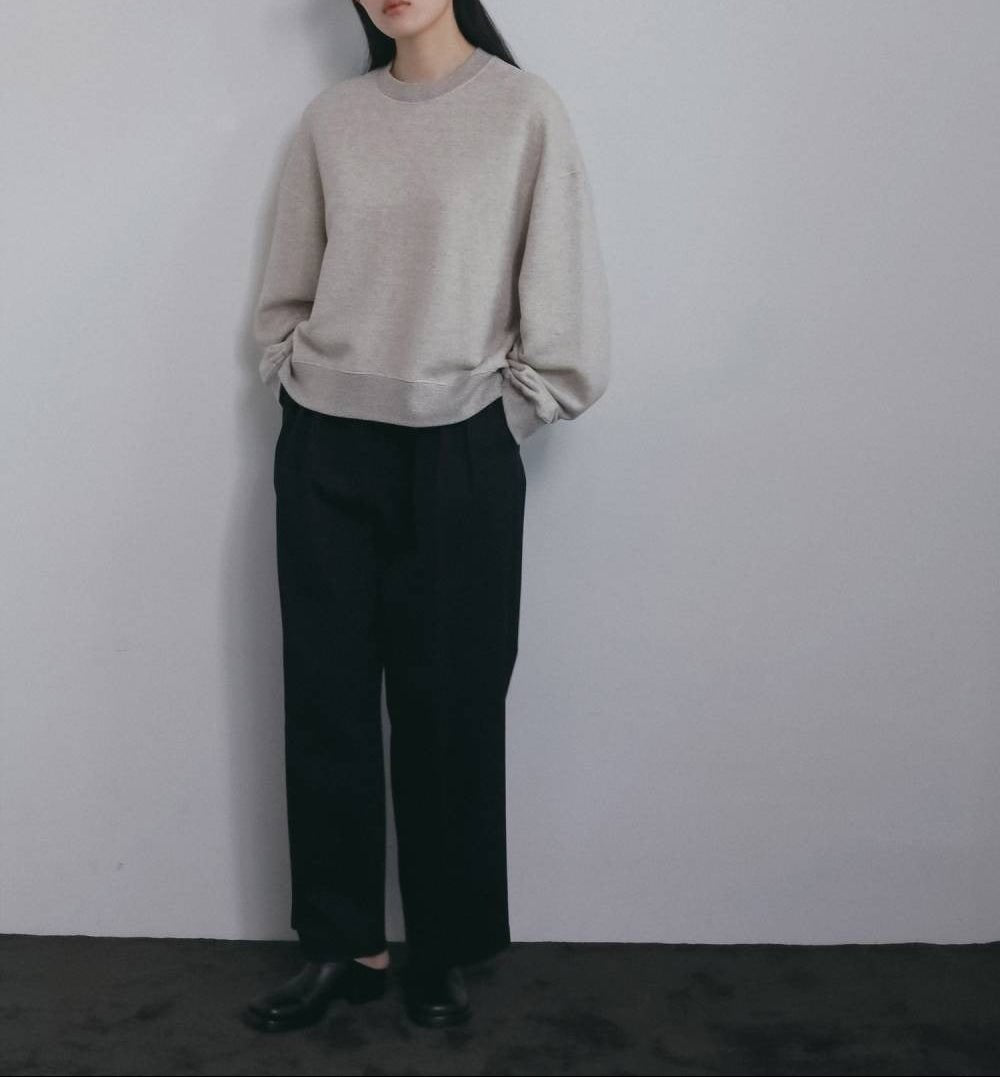 【anuke 2026 winter】Soft Sweat Tops - Champdelarose