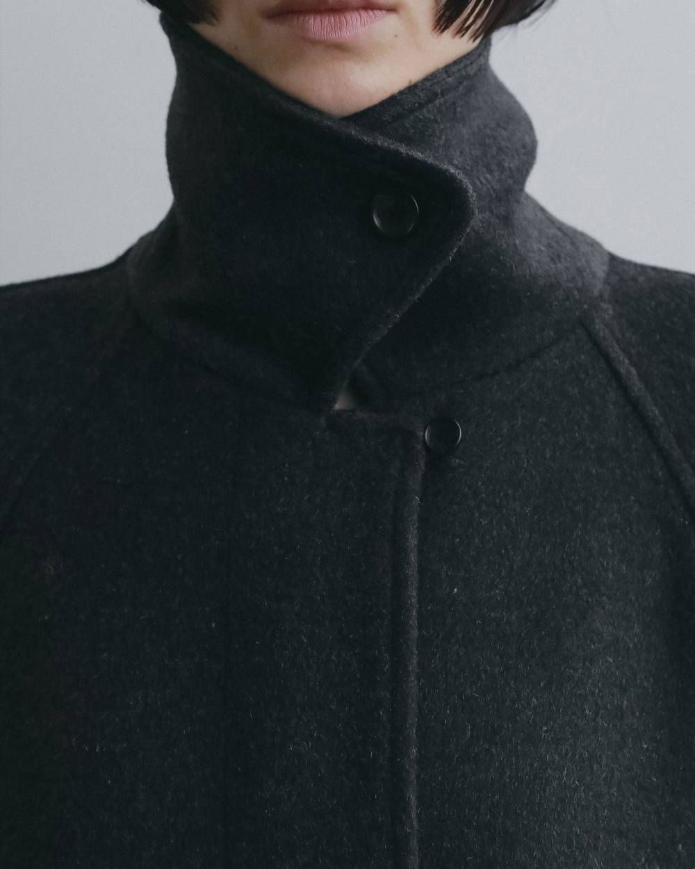 【anuke 2026 winter】Soutiencollar Over Coat - Champdelarose