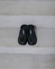 【anuke 2026 winter】Square Heel Slip-on - Champdelarose