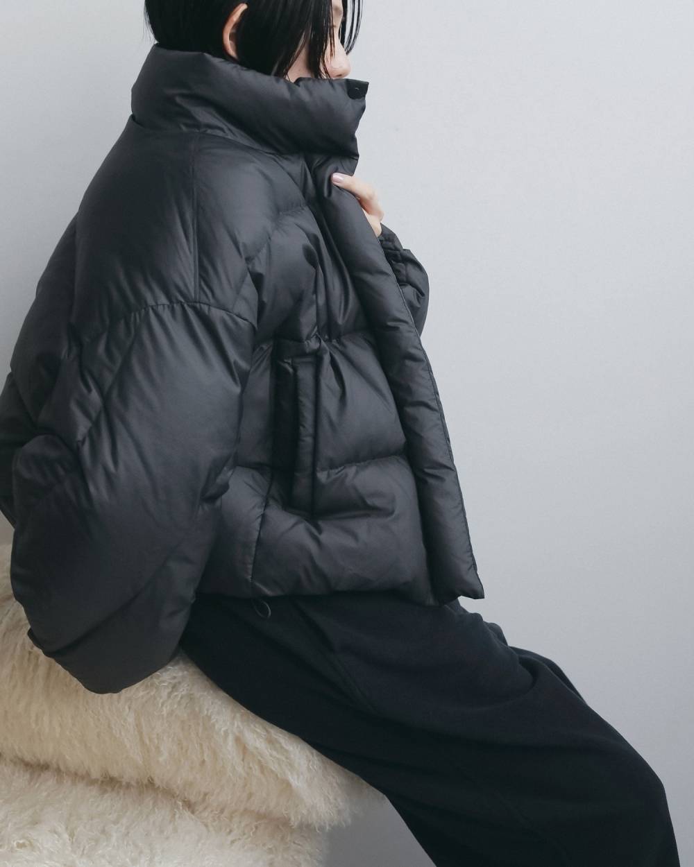 【anuke 2026 winter】Standcollar Down Jacket - Champdelarose