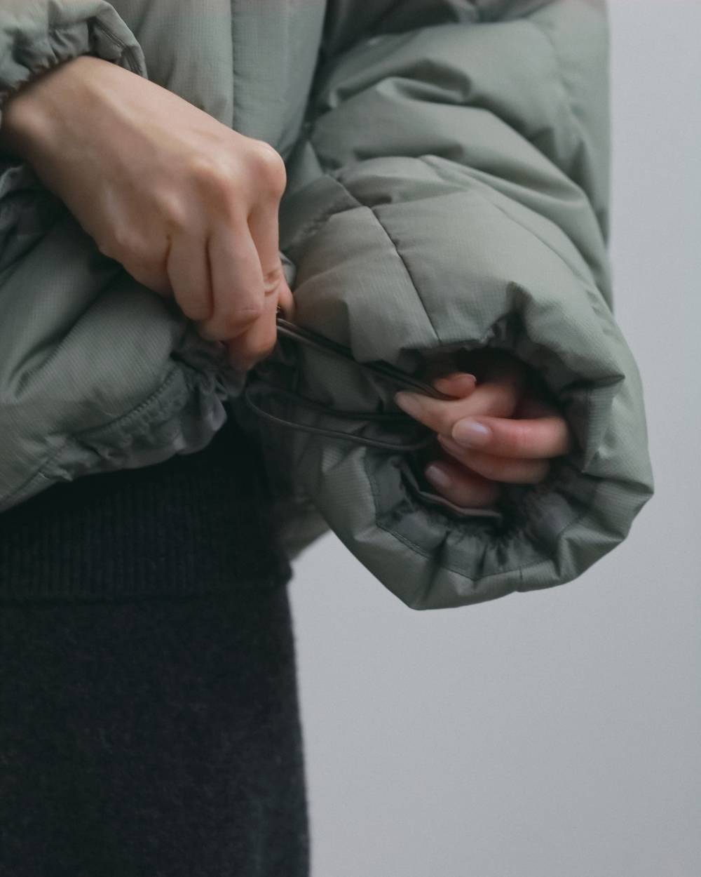 【anuke 2026 winter】Standcollar Down Jacket - Champdelarose