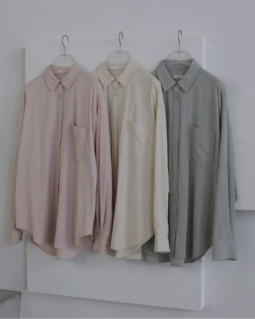 【anuke 2026 winter】Stitch Over Shirts - Champdelarose