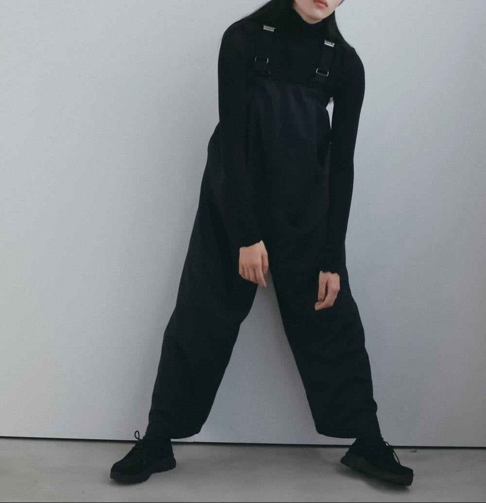 【anuke 2026 winter】Stripe Baretop Combinaison - Champdelarose