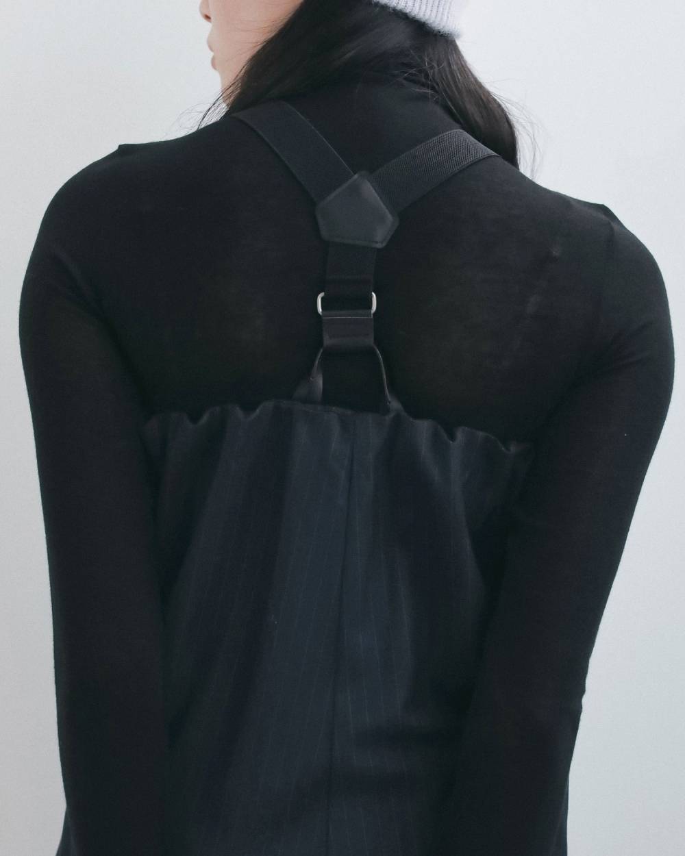 【anuke 2026 winter】Stripe Baretop Combinaison - Champdelarose