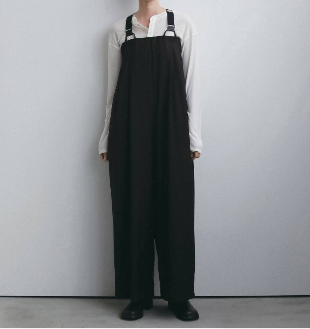 【anuke 2026 winter】Stripe Baretop Combinaison - Champdelarose