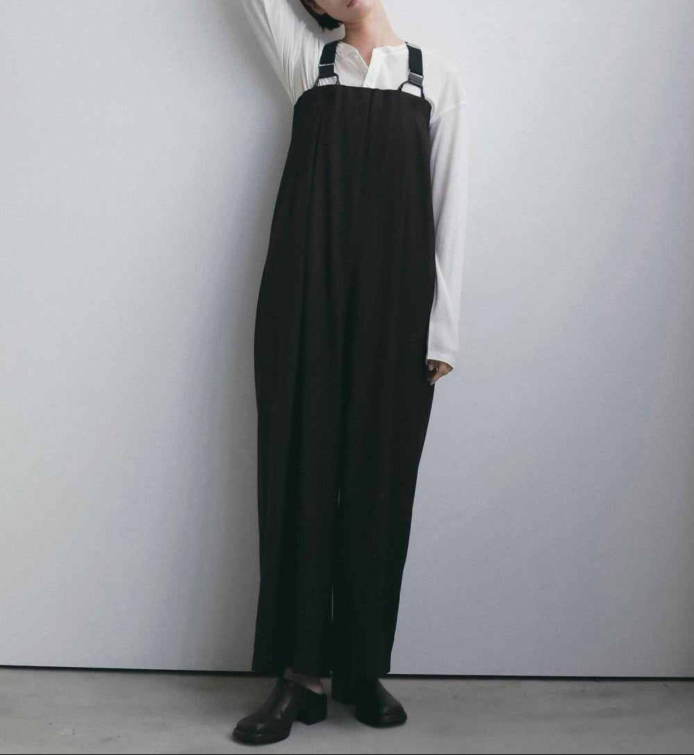 【anuke 2026 winter】Stripe Baretop Combinaison - Champdelarose