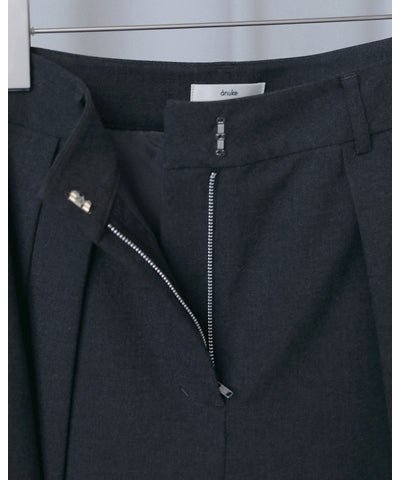 【anuke 2026 winter】Tuck Wide Pants - Champdelarose