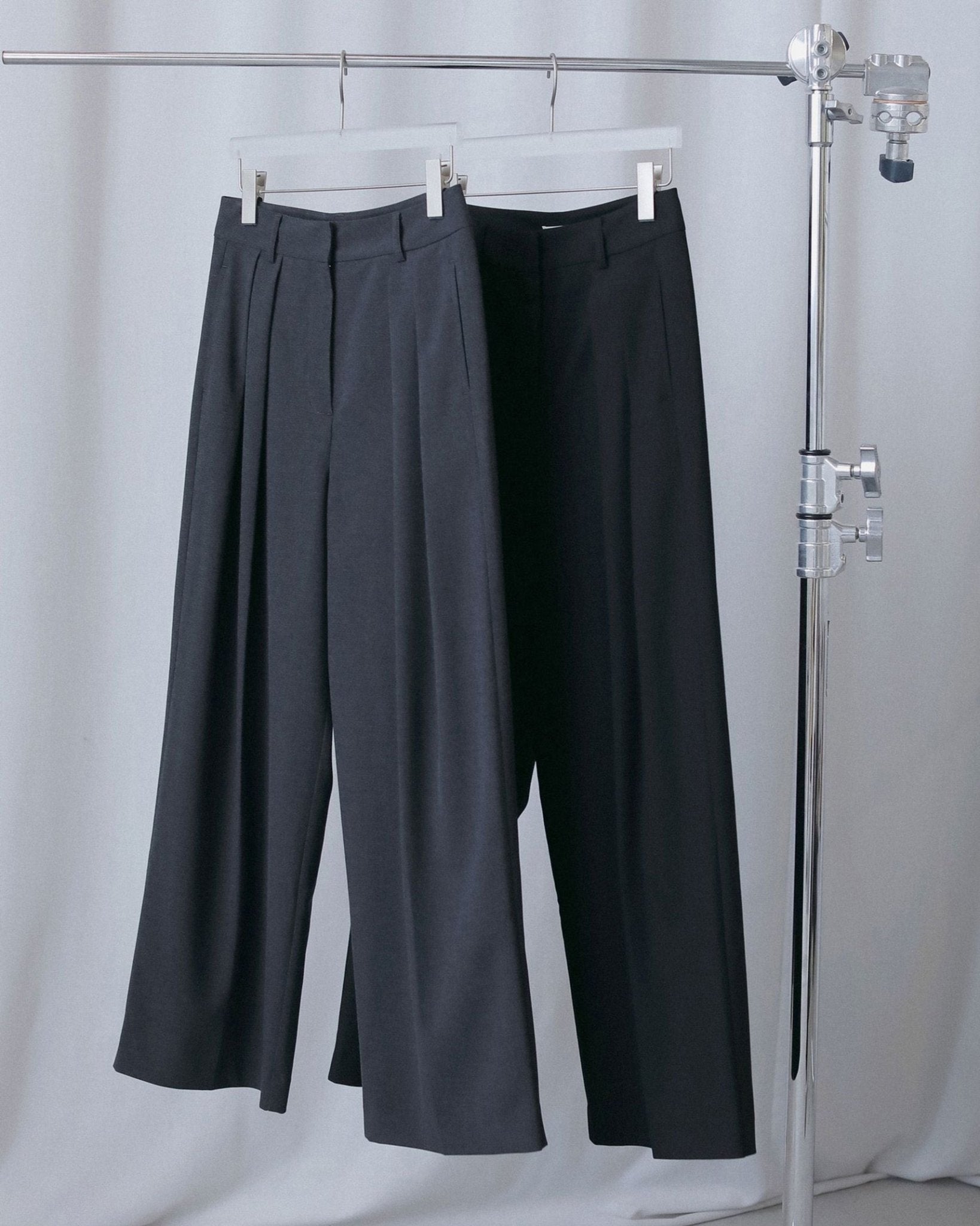 【anuke 2026 winter】Tuck Wide Pants - Champdelarose