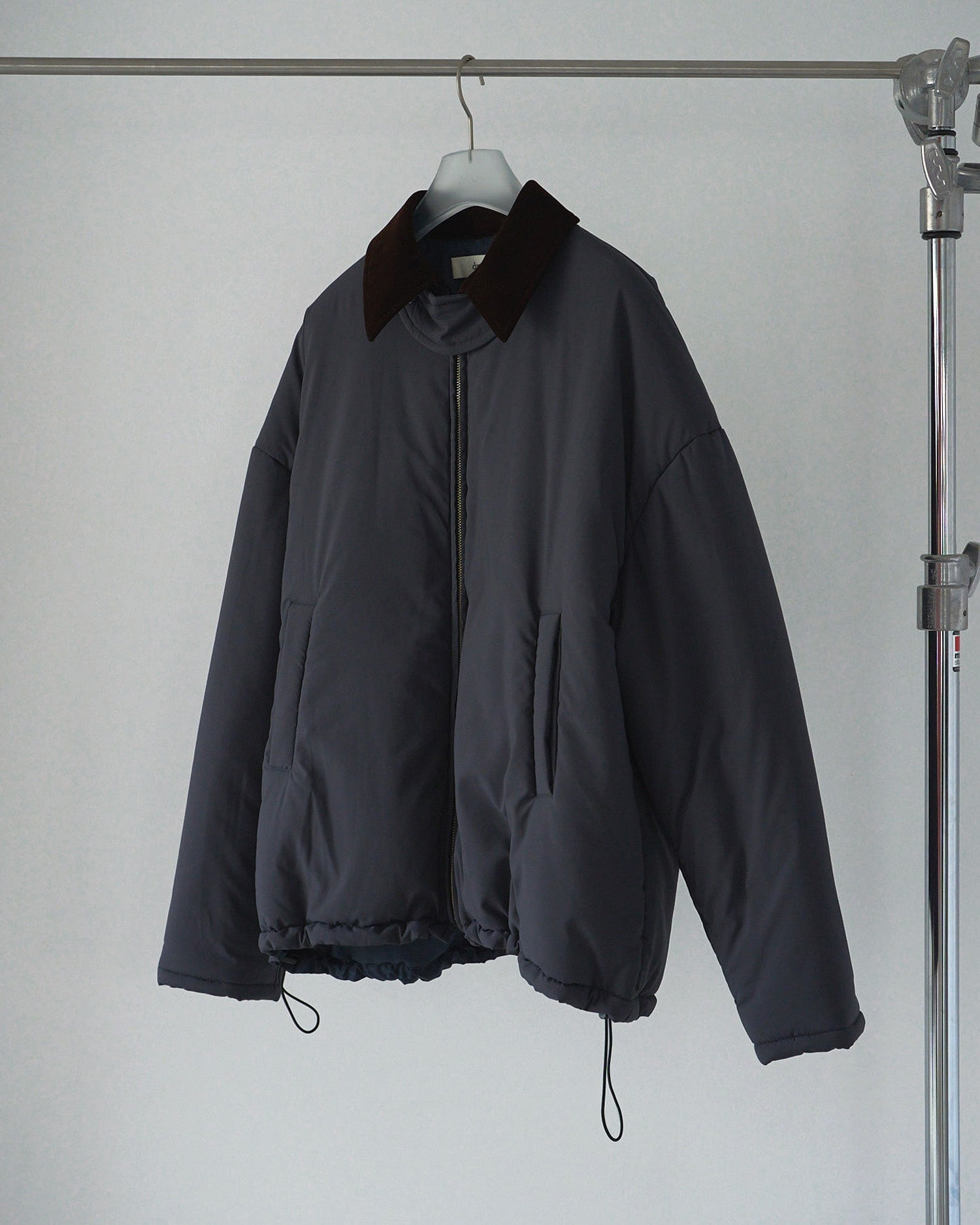 【anuke 2026 winter】Velour Collar Blouzon - Champdelarose