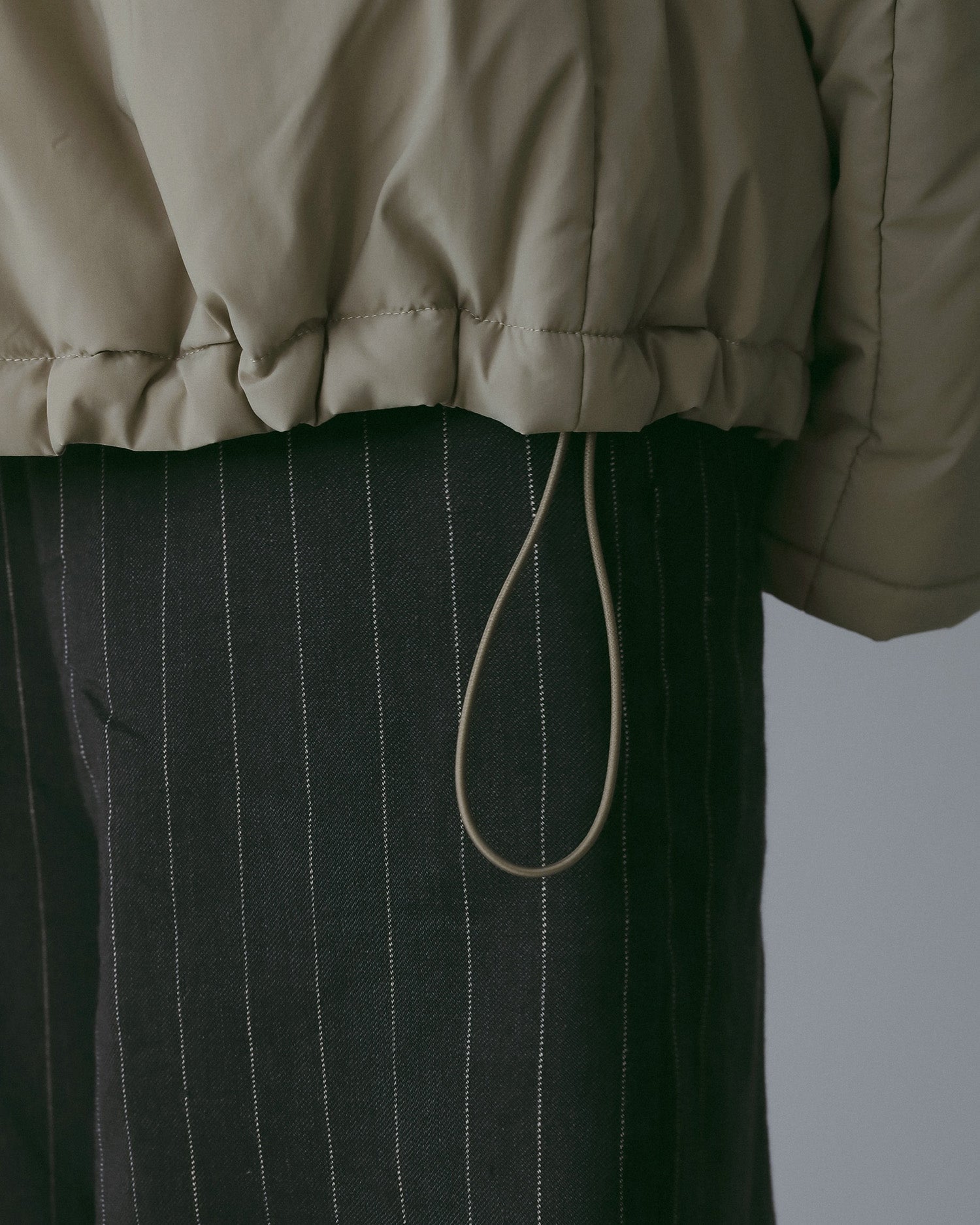 【anuke 2026 winter】Velour Collar Blouzon - Champdelarose